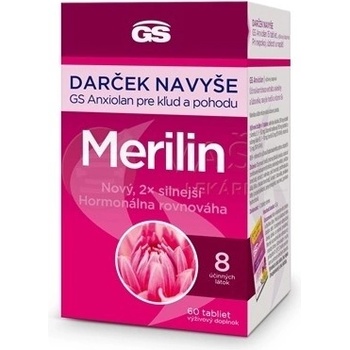 GS Merilin Originál + darček 2023 60 tabliet + 15 tabliet Anxiolan