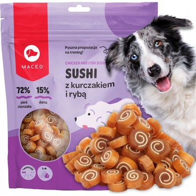 Maced Maškrty Sushi kuracie s rybou 500 g