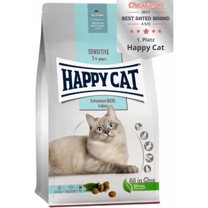 Happy Cat Sensitive Adult Kidney Diet - храна разработена специално за котки с цел подпомагане на бъбреците, с пилешко, говеждо, ориз, картофи, 1, 300 кг, Германия - 70607