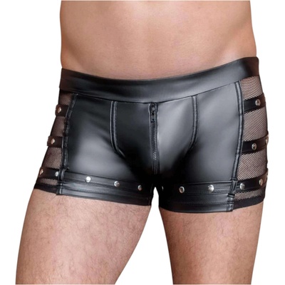 NEK - боксерки със шипове и цип (черни) - l