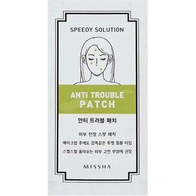 Missha - Speedy Solution Anti Trouble Patch Set - Náplasti pre problematickú pleť 12 ks náplastí v balení