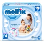 Molfix Бебешки пелени Molfix 4+ - 52 броя