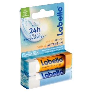 Labello Балсам за устни Labello (2x4.8 г) Sun&afte