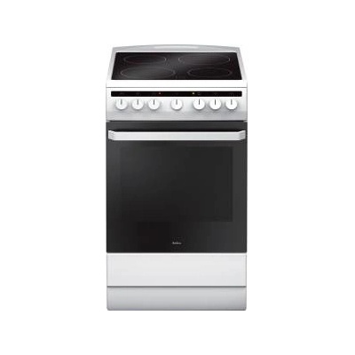 Amica Печка Amica, 58CE1.30HMsQ (W), бяла, стъклокерамика, електрическа, 50 cm