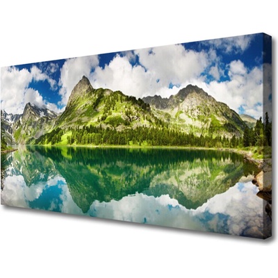 Obraz na plátně Hory Jezero Krajina 100x50 cm