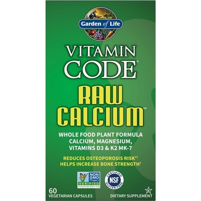Garden of Life Vitamin Code RAW Calcium, 60 Veg Capsules