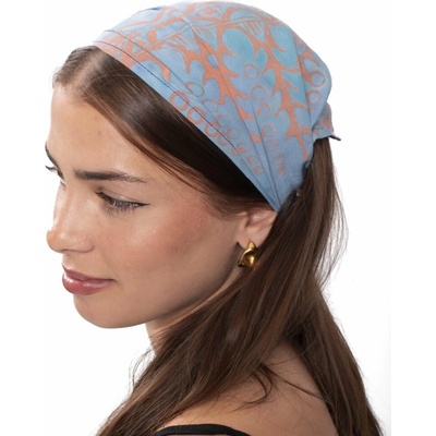 Čelenka BALI BATIK světle modrá IX.