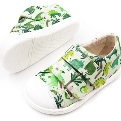Mido Shoes detské Barefoot plátenky Shoes Dino