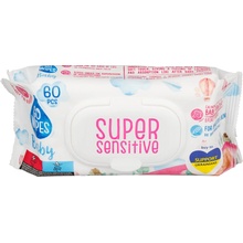 GO WIPES Baby Super Sensitive vlhčené utierky 60 ks