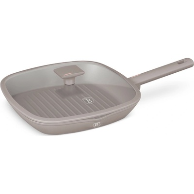 Pro-Tech shop Grilovací pánev se skleněnou poklicí a titanovým povrchem Taupe 28cm 55548