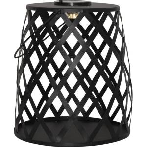 Star Trading Черен LED фенер, височина 28 cm Calabria - Star Trading (481-85)