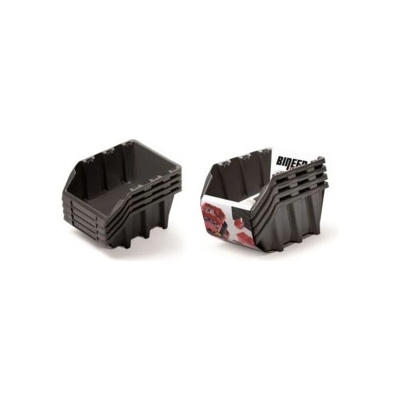 Kistenberg PPKBILS30-S411 Set úložných boxů 4ks BINEER LONG 295 x 198 x 133 cmm černý