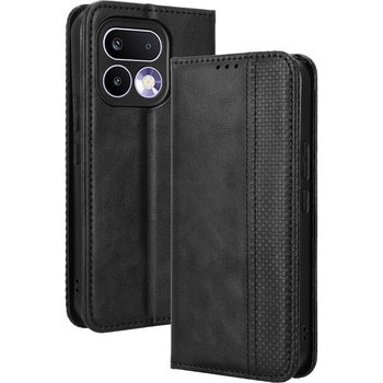 realme Кожен Калъф Портфейл за Realme 16 Pro+ 5G - Ретро дизайн, Магнитен, Стойка, Слотове за Карти, Вкл. Протектор - 4 Цвята