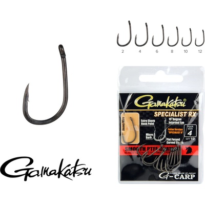GAMAKATSU G-Carp Specialist RX 10 ks veľ.8