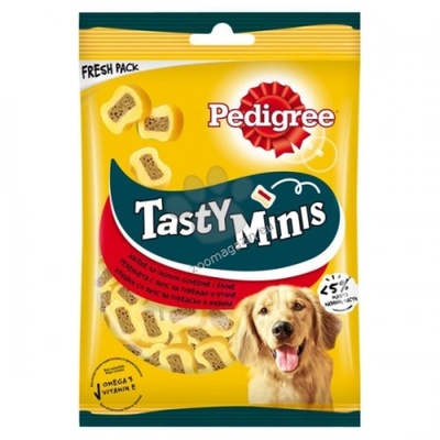 PEDIGREE Доб. хр. за кучета PedigreeTasty Minis дъвчащи парченца 155гр