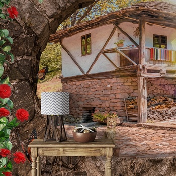 Image 1 of Art gift Фототапет - Възрожденски дом