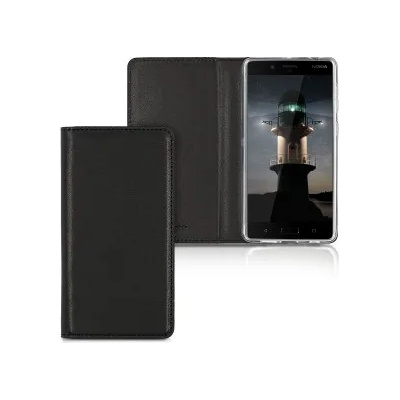 kwmobile Флип кейс за Nokia 7 - черен