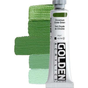 Golden Artist Colors Heavy Body АКРИЛНА боя Chromium Oxide Green 59 ml 1 бр (0001060-2)