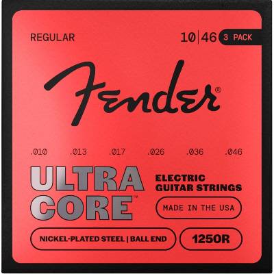 Fender UltraCore 1250R 10-46 3-Pack Струни за електрическа китара (0730250606)