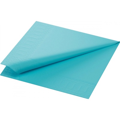 DUNI Obrúsky Tissue Duni Mint Blue 3V 50 ks 33x33cm