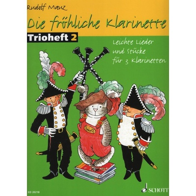 Die fröhliche Klarinette Trioheft 2 snadná tria pro tři klarinety