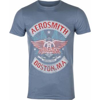 ROCK OFF мъжка тениска Aerosmith - Boston Pride - ЦВЯТ ДЕНИМ - ROCK OFF - AEROTS04MD