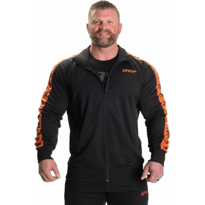 Gasp TRACK SUIT JACKET BLACK/FLAME mikina čierno-oranžová