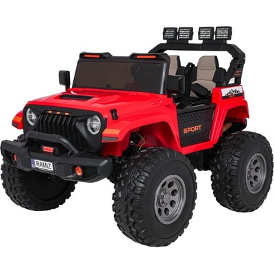 mamido Elektrické autíčko Extreme Sport 4x4 červená
