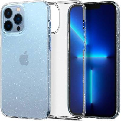 Spigen Калъф Spigen Liquid Crystal Glit, за iPhone 13 Pro, прозрачен (19376)