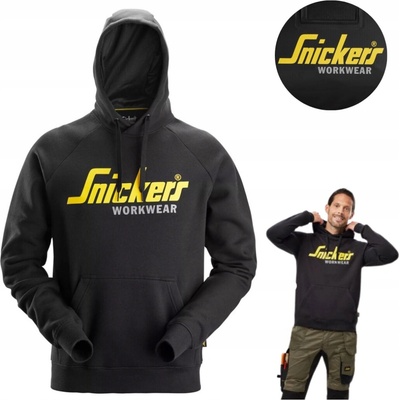 Snickers Workwear mikina s kapucí černá