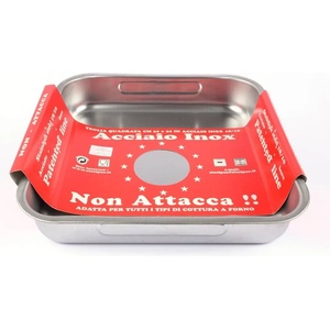 SteelPan 32 х 32 см. дълбока незалепваща инокс тава Steel Pan (011803)