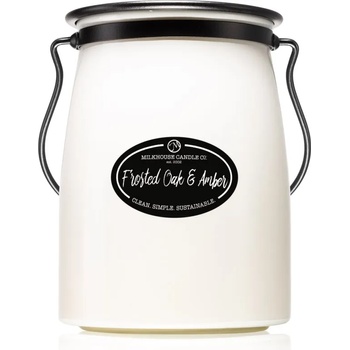 Milkhouse Candle Milkhouse Candle Co. Creamery Frosted Oak & Amber ароматна свещ Butter Jar 624 гр