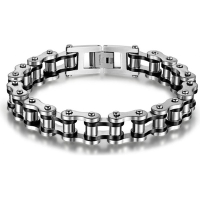 Gaira moto náramek 30024 - stříbrný