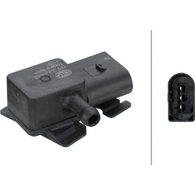 Senzor, tlak výfukového plynu HELLA 6PP 009 409-021 (6PP009409021)