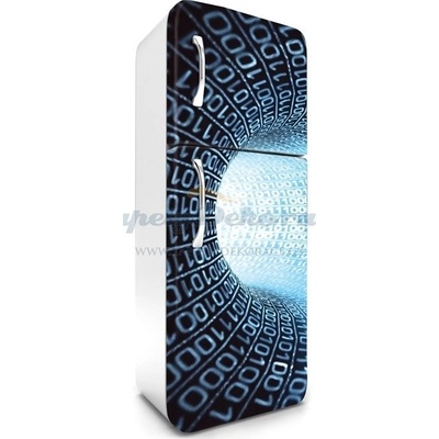 Dimex FR180-36 Samolepící fototapeta na lednice Binary Stream rozměry 65 x 180 cm