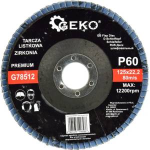 GEKO Ламелен диск за шлайфане "zirkonia" 125 мм p40 01950 (g78511)