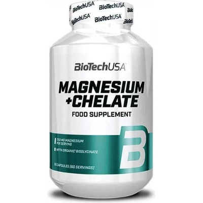 BioTechUSA Magnesium + Chelate, 60 капсули, BioTech USA