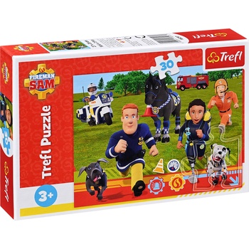 Trefl Пъзел Trefl от 30 части - Пожарникарят Сам (18297)