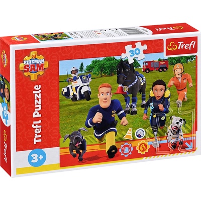 Trefl Пъзел Trefl от 30 части - Пожарникарят Сам (18297)