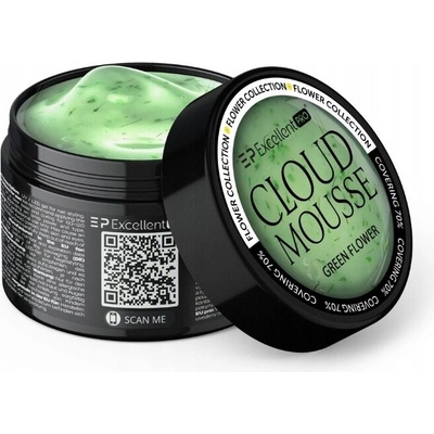 Excellent Pro stavební gel Cloud Mousse green flower 15g