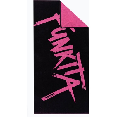 Funkita Памучна жакардова кърпа с етикет черно