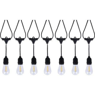 TESLA lighting Tesla párty řetěz 15LED délka 13,5m+2m 11 režimů 2700+6000K ovladač timer