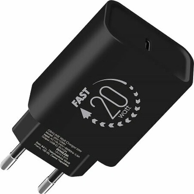 OBAL:ME Cestovná Nabíjačka USB-C 20W Black