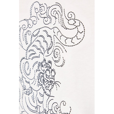 Kenzo Памучна тениска Kenzo Gots Star Tiger Emb Loose (FE62TS1354SG.02)
