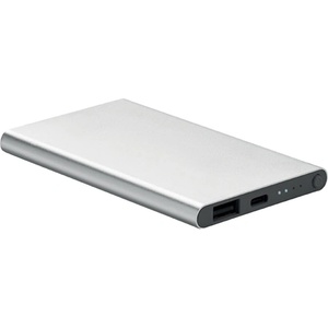 More Than Gifts Мобилна батерия Powerflat C, USB Type-C, 4000 mAh, сребрист (6120120038)