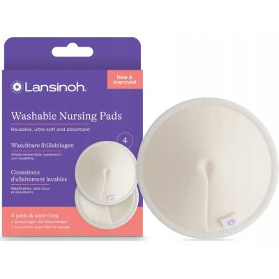 Lansinoh Vložky do podprsenky pratelné 4ks – Zboží Dáma
