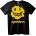 NOONEBRAND Тениска Щастие Smiley - M, Black