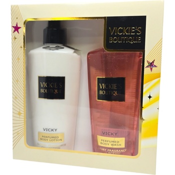 Perfect VICKIE'S BOUTIQUE подаръчен комплект, парфюмен боди лосион за тяло, Душ гел, Vicky