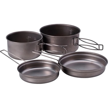 Snow Peak Комплект съд Snow peak Titanium Multi Compact Cook Set Cooking set - Titanium - размер One Size (532-2749-0111)