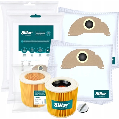 Sillar Kärcher A2004 MV2 WD2 WD2.200 SE 2001 3001 vrecka a filter 10 ks